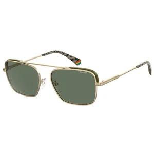 Lunettes de soleil - Polaroid - PLD 6131 S - Carré - Or - Mixte Adultes pas cher