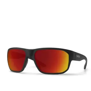 Smith - Lunettes de soleil - Arvo Matte Black Chromapop Polarized Red Mirror - Noir pas cher