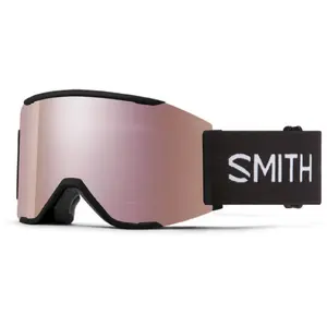 Smith - Masque de ski - Squad Mag Black / Chromapop Everyday Rose Gold Mirror - Noir pas cher