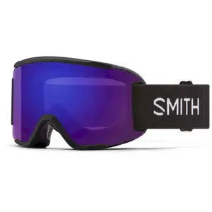 Smith Squad S - Masque ski Black ChromaPop Everyday Violet Cat 2 pas cher