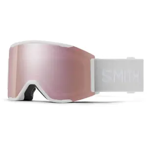 Smith Squad Mag - Masque ski White Vapor ChromaPop Rose Gold Mirror Cat 3 + Chromapop Contrast Rose Flash Cat 2 pas cher