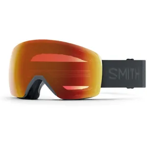 Smith - Masque de ski - Skyline Black Chromapop Everyday Red Mirror - Noir pas cher