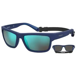 Lunettes de soleil Polaroid PLD 7031/S Lunettes de soleil, Bleu/Bleu, 59 mm pas cher