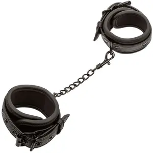 Comparateur de prix : Calexotics - Nocturnal Poignets En Cuir Réglables Noirs