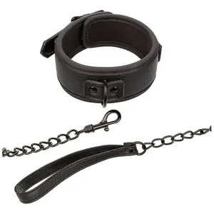 Comparateur de prix : Calexotics - Nocturnal Collier Et Laisse En Cuir Réglable Noir