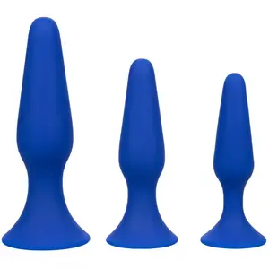 CALEXOTICS Admiral Kit 3 Plug Anal pour Exploration Progressive - Bleu pas cher