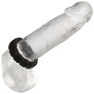CALEXOTICS Alpha Bague Prolong Noir - Rehausseur Extensible et Confortable - Noir pas cher