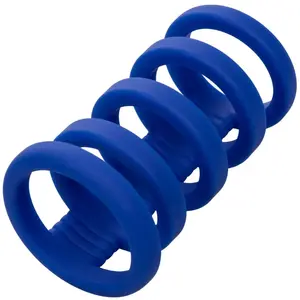 Comparateur de prix : CALEXOTICS Gaine de pénis 5 Cockrings Xtreme Cage Admiral 9cm