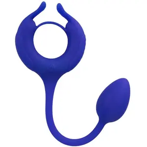 Comparateur de prix : Admiral Anneau Pénien Lesté avec Vibrations et Sonde Anale - Bleu