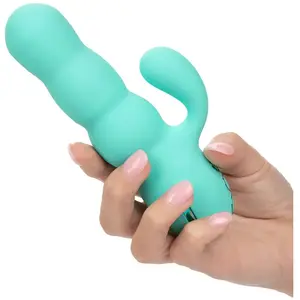 Comparateur de prix : Vibrateur Del Mar Diva Rabbit Aqua Green California Dreaming - Aqua