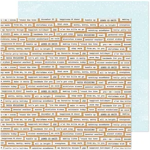Crate Paper Papier imprimé Jour de neige Snow Day 30.5 x 30.5 cmVendu parscrapmalin