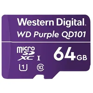 Comparateur de prix : Western Digital Carte Micro SD WD Purple SC QD101 64 GB TU