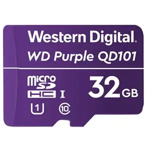 Comparateur de prix : Western Digital WD Purple WDD032G1P0C-85AEL0 - carte memoire flash - 32 Go - microSDXC