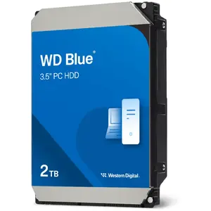 Western Digital 2TB WD 3.5in PC - Portable Hard Drive, Blue - WD20EZRZ pas cher
