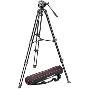 Manfrotto MVK500AM Kit de Trépied avec Rotule + Sac Noir- sans caméra