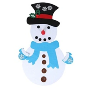 Noël Décoration Bonhomme Neige Détachable Ornements Tenture Cadeaux Br... pas cher