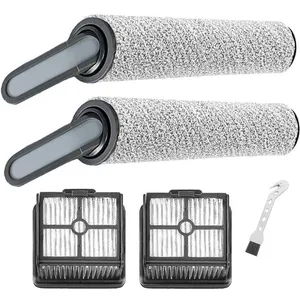 SIKSOG Brosse à rouleau + filtre pour Dreame H12,M12 ,H11 Core aspirateur sec et humide pièces de rechange, ensemble d'accessoires 2Vendu parcdiscount