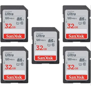 Comparateur de prix : Lot de 5 SanDisk Cartes mémoire SDHC Ultra 32 Go Classe 10 Vitesse de ...