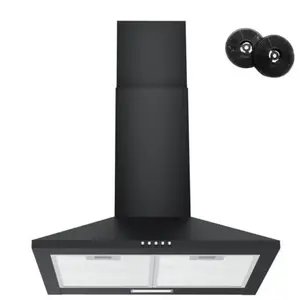 FIREGAS Hotte Aspirante Murale 60cm, 308 m³/h, Avec LED, 3 vitesses, ...Vendu parcdiscount