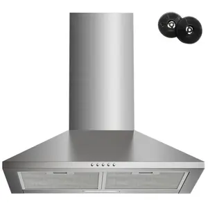 FIREGAS 60cm hotte aspirante Cheminée 60cm 308m³/h, Extracteur de Cuis...Vendu parcdiscount