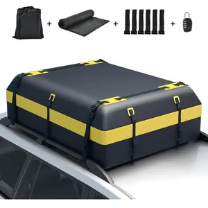 Comparateur de prix : COSTWAY 600L Sac de Toit de Voiture Étanche avec 10 Sangles 6 Crochets...