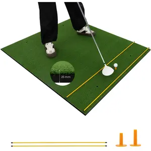 COSTWAY Tapis d Entraînement de Golf 152 x 117 x 2,5cm avec 2 Position... pas cher