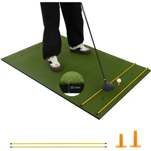 Comparateur de prix : COSTWAY Tapis d Entraînement de Golf 152 x 117 x 2cm avec 2 Positions ...