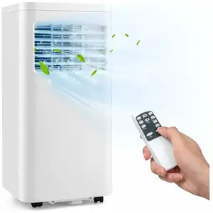 Comparateur de prix : Goplus - Climatiseur mobile Silencieux 9000BTU 4 en 1 Blanc Classe a