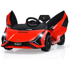 Giantex 12V Voiture électrique Enfant Cabriolet Lamborghini de Portes ...