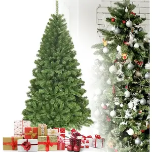 RELAX4LIFE Sapin de Noël en PVC Ignifuge 180/225CM avec Support en Mét... pas cher