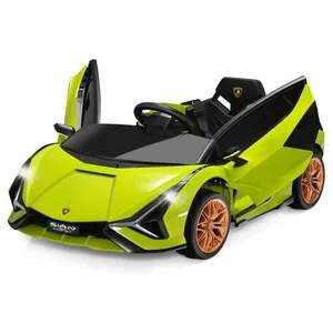 COSTWAY Lamborghini SIAN Voiture Électrique 12V/4,5 Ah pour Enfants 3-... pas cher