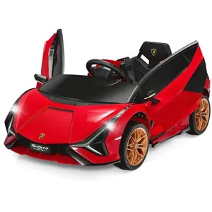 Comparateur de prix : COSTWAY Lamborghini SIAN Voiture Électrique 12V/4,5 Ah pour Enfants 3-...