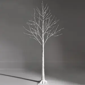 COSTWAY Arbre Lumineux LED 150cm 72 Lumières LED Blanc Chaud Branches ... pas cher