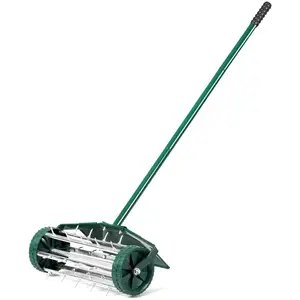 RELAX4LIFE Scarificateur Manuel Largueur 46 cm, Protection Anti-éclabo...