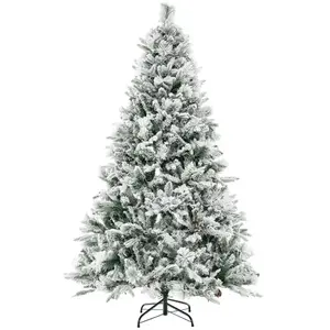 Giantex COSTWAY Sapin de Noël Artificiel 180 cm 240 Lumières LED 8 Modes d'Écl... pas cher