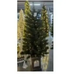 CostwaySapin de Noël Artificiel en Pot Pré-Éclairé de 120 Cm Arbre de ... pas cher