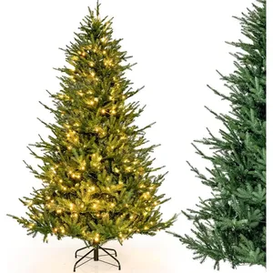 Sapin de Noël Artificiel Lumineux - RELAX4LIFE- 180CM - 8 Modes dEclai... pas cher