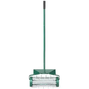 COSTWAY Scarificateur Manuel Largeur 46cm à Pointes Rotatives Bouclier...