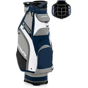 Comparateur de prix : Costway Costway Sac De Golf Portable Debout Au Sol Avec 14 Compartimen...