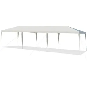 Comparateur de prix : COSTWAY Tonnelle de Jardin Pliant 3 x 9 m Tente de Réception Imperméab...
