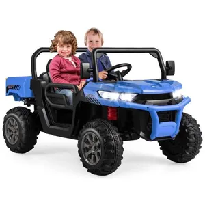 Comparateur de prix : Voiture Électrique 2 Places COSTWAY - Bleu - 3-8 Ans - 12V - Télécomma...