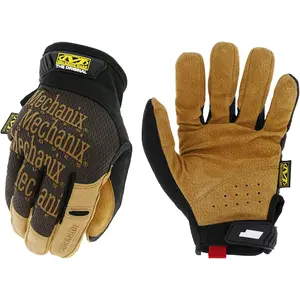 Comparateur de prix : Mechanix Wear - LEATHER Original Gants (Medium, Brown/Black)