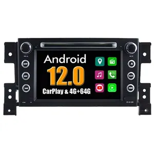 Non communiqué Autoradio CarPlay Multimédia RoverOne Android 4Go RAM 64Go ROM GPS pour Suzuki Vitara / Grand Vitara 2005 - 2014 pas cher