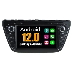 Non communiqué Autoradio CarPlay Multimédia RoverOne Android 4Go RAM 64Go ROM GPS pour Suzuki Cross SX4 S-Cross 2013 - 2016 pas cher