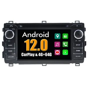 Non communiqué Autoradio CarPlay Multimédia RoverOne Android 4Go RAM 64Go ROM GPS pour Toyota Auris E180 2013 - 2018