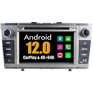 Non communiqué Autoradio CarPlay Multimédia RoverOne Android 4Go RAM 64Go ROM GPS pour Toyota Avensis 2009 - 2013 / Argent pas cher