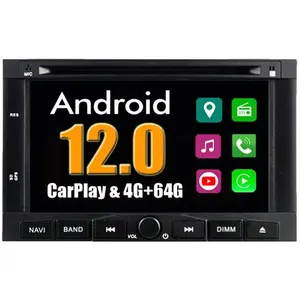 Non communiqué Autoradio CarPlay Multimédia RoverOne Android 4Go RAM 64Go ROM GPS pour Peugeot 3008 5008 Partner Berlingo 2008-2012 pas cher