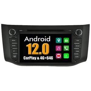 Non communiqué Autoradio Multimédia RoverOne Android 4Go RAM 64Go ROM GPS pour Nissan Sylphy B17 Sentra 2012+