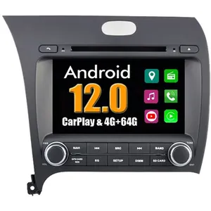 Non communiqué Autoradio CarPlay Multimédia RoverOne Android 4Go RAM 64Go ROM GPS pour Kia Cerato K3 Forte 2013+