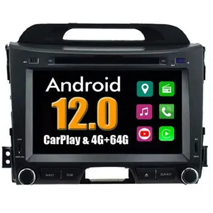 Non communiqué Autoradio CarPlay Multimédia RoverOne Android 4Go RAM 64Go ROM GPS pour Kia Sportage 2010-2014